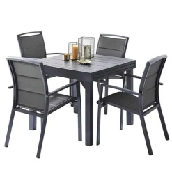 Armstoel Modulo Airco alu antraciet