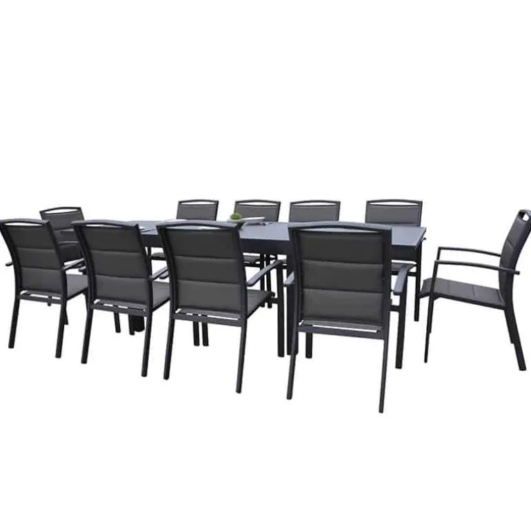 Armstoel Modulo Airco alu antraciet