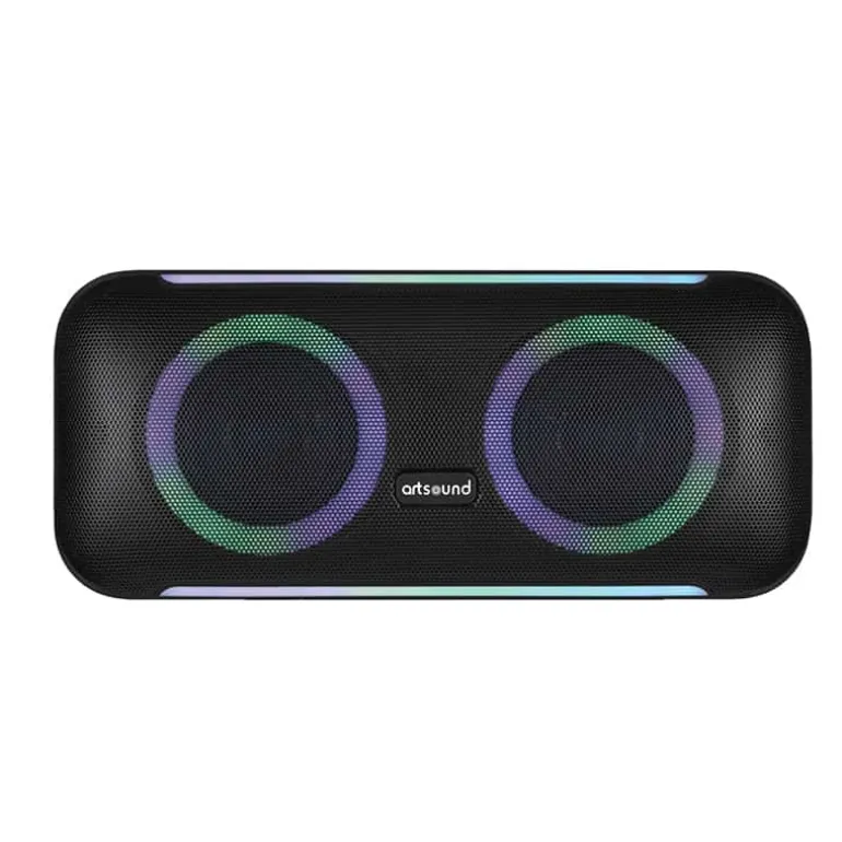 Artsound lightbeats large portable zwart speaker
