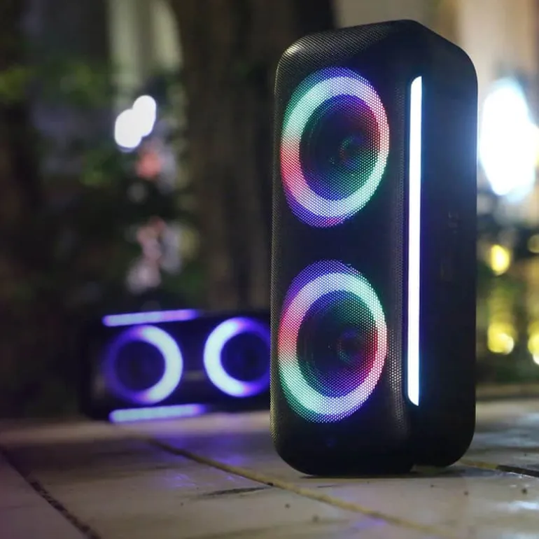 Artsound lightbeats large portable zwart speaker