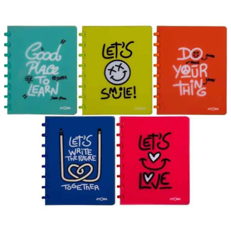 Atoma Schrift Writings (A5) geruit