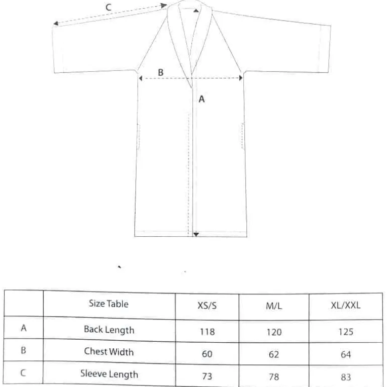 Badjas Florence marin M/L