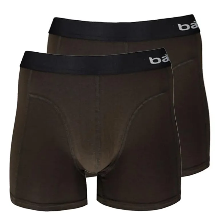 Bamboo Boxer (2 stuks) heren zwart