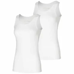 Bamboo Singlet (2 stuks) dames wit
