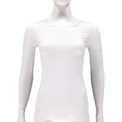 Bamboo T-shirt (2 stuks) dames wit