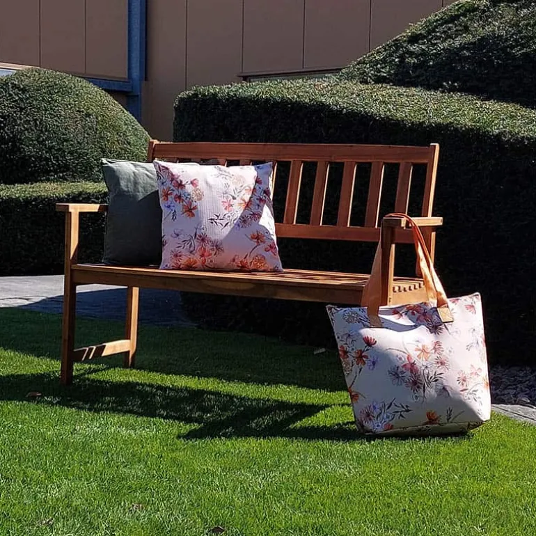 Bank 2-persoons (120x90x62cm) in acacia hout