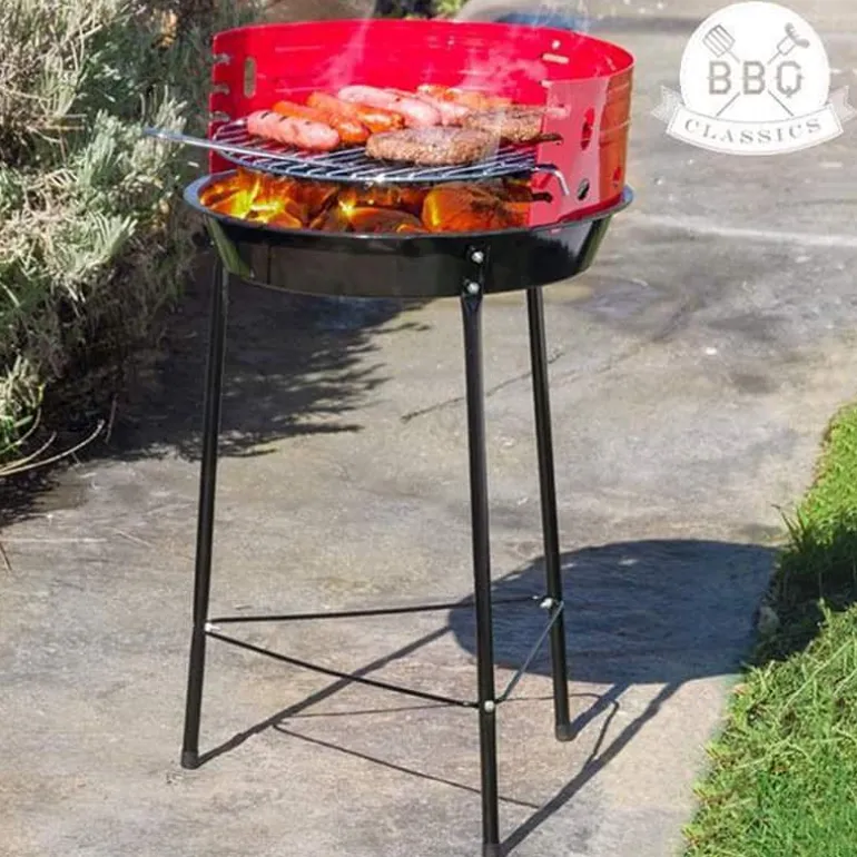 BBQ Barbecue half open (ø33cm) op 3 poten