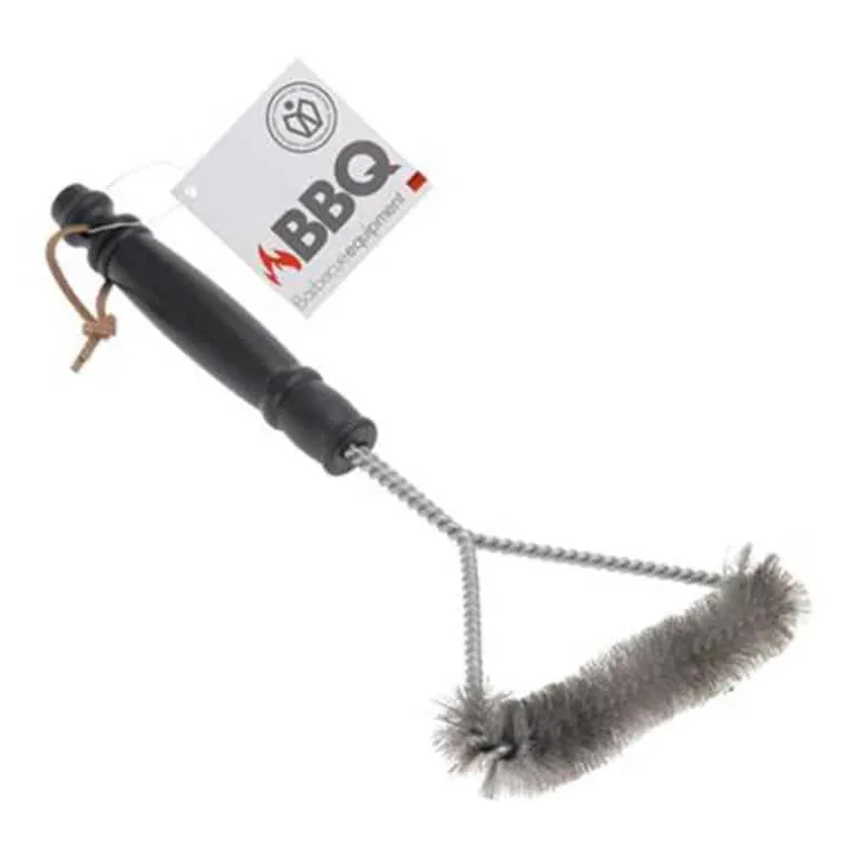 BBQ borstel driehoekig (17x30cm)