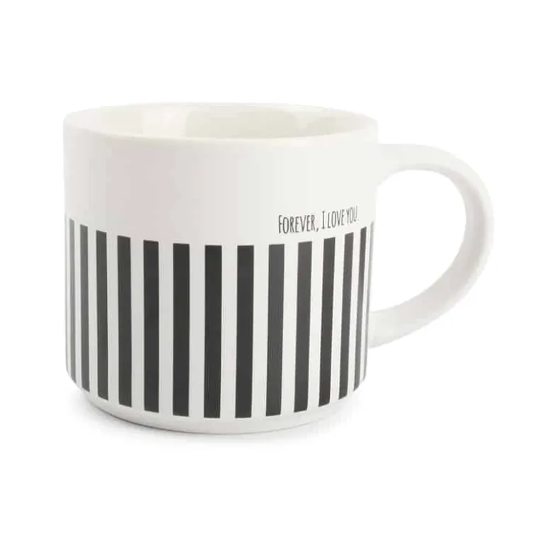 Beker streepjes Amor 75cl.