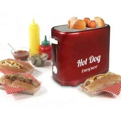 Beper Hotdogmaker (750W) rood