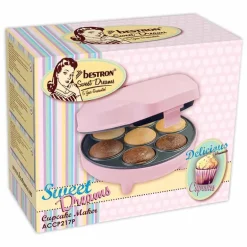 Bestron Cupcakemaker (700W) roze