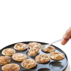Bestron Poffertjesmaker voor 14 poffertjes (800 W) roze