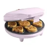 Bestron Wafelijzer wafels in diervorm (700W) roze