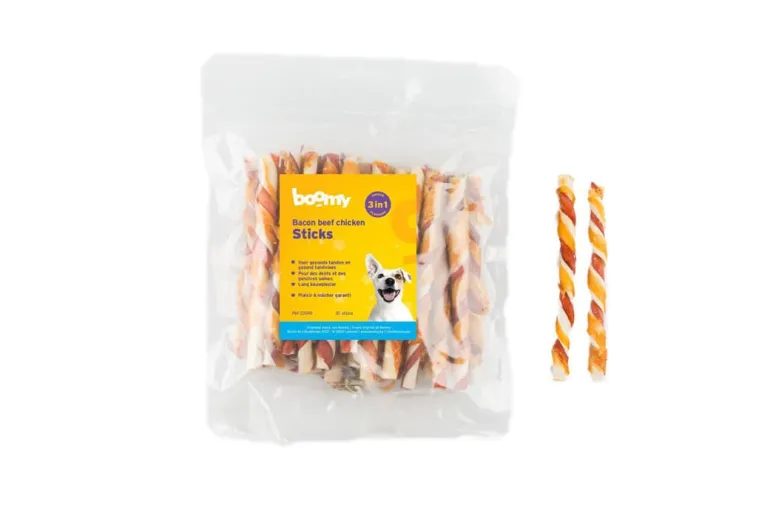 Boomy Select hide sticks kip (13cm) 400gr