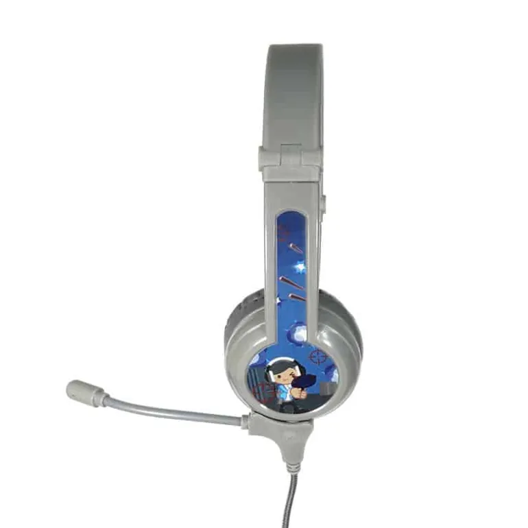 Buddyphones on ear gaming met microfoon – grijs