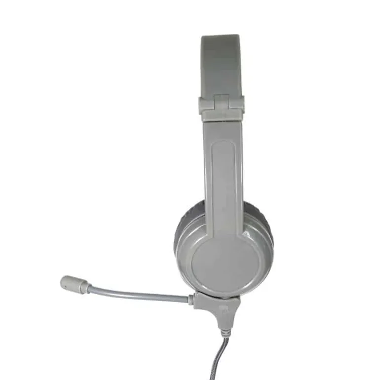 Buddyphones on ear gaming met microfoon – grijs