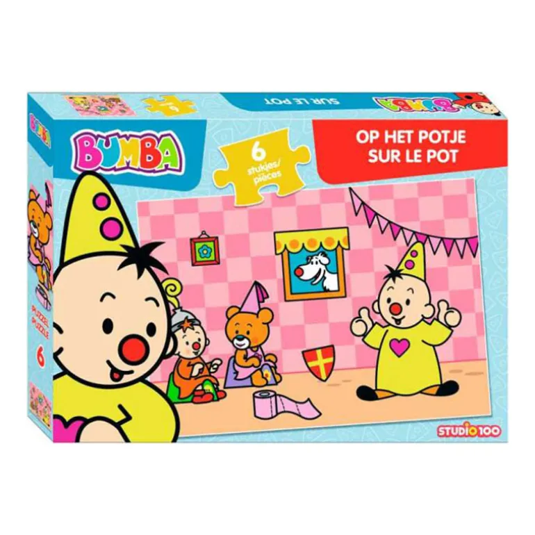 Bumba puzzel (6st) ‘Op het potje’