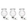 Clip vaas (ø4x6cm) glas – 3 stuks