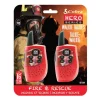 Cobra Walkie talkie Hero Fire & Rescue (2-pack) rood