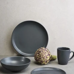 Cosy & Trendy Diep Bord Viva Dark Grey (ø18,4cm)