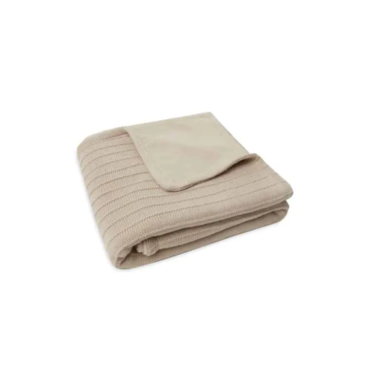 Deken Wieg Velvet Pure Knit Nougat