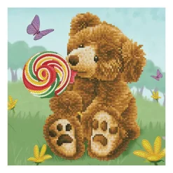 Diamond Dotz Honey Pot Bear (31x31cm)
