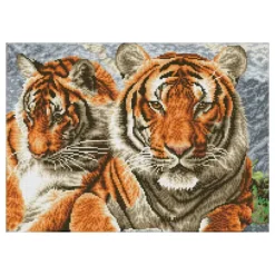 Diamond Dotz Tigers (37x52cm)