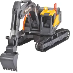 Dickie Graafmachine (60cm) RC Volvo grijs-geel
