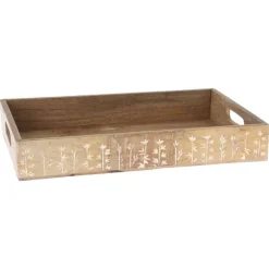 Dienblad (38x25x5,7cm) in mangohout