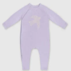 DIM Kids pyjama met rits birds parme