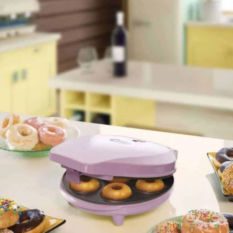 Donut Maker 6 Stuks 700W Roze
