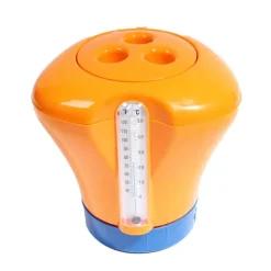 Drijvende chloordispenser met thermometer