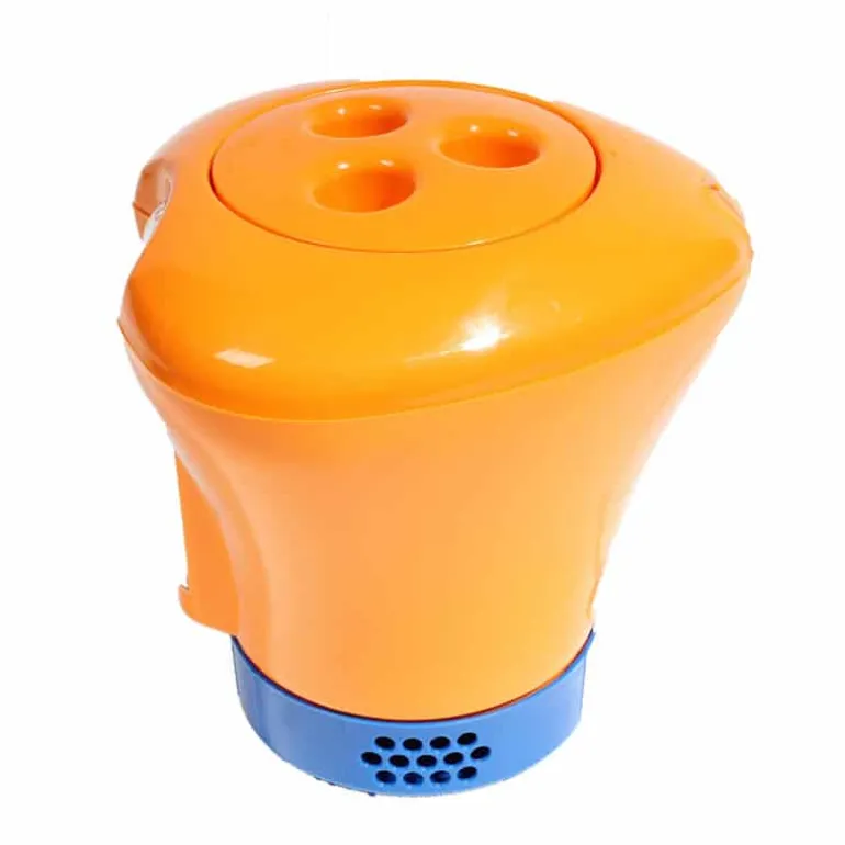 Drijvende chloordispenser met thermometer