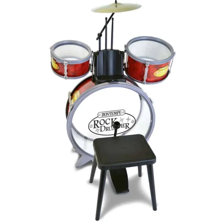 Drum set “Rock Drummer” met krukje