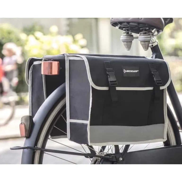 Dunlop dubbele fietstas (30x36x12cm)