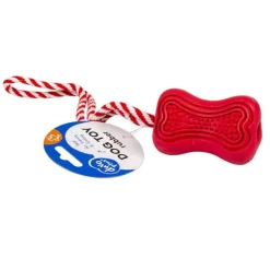 Duvo+ Rubber dental been met touw (34×5,5×5,5cm)