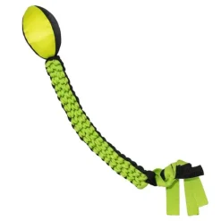 Duvo+ Sporty rugby met staart (69x8x7cm) zwart/geel