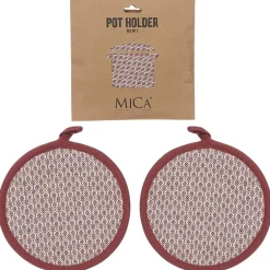 Eadhi pannenlap bruin 20cm – 2 stuks