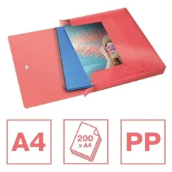Esselte Documentenbox PP 25mm (A4) koraalkleur