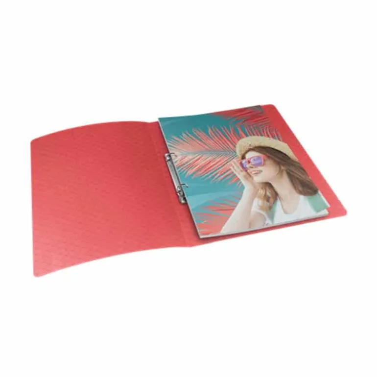 Esselte Ringmap PP soepel 25mm (A4) 2 ringen, koraalkleur