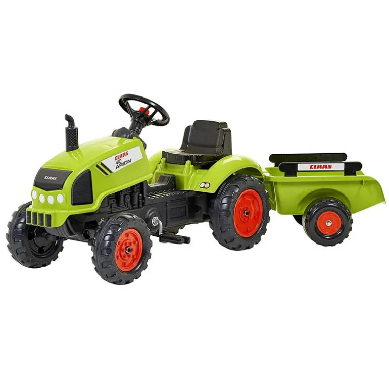 Falk Traktor met aanhangwagen “Claas Arion 410” (2-4 jaar)
