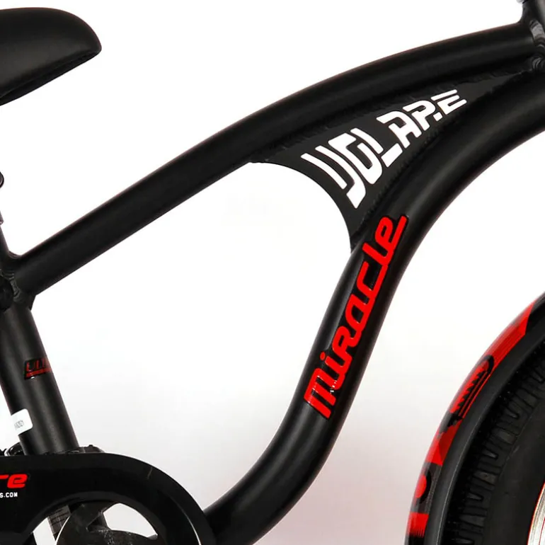 Fiets jongens 16″ Volare Miracle Cruiser mat zwart