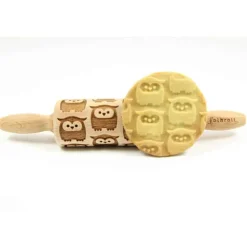 Folkroll deegrol (23cm) hout – Owls