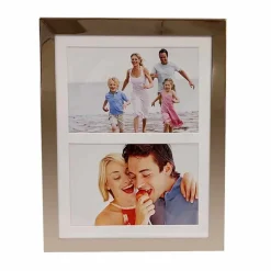 Fotokader dubbel staal 2x (15x10cm)