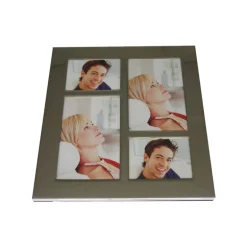 Fotokader staal 2x(10x8cm) 2x(10x15cm)