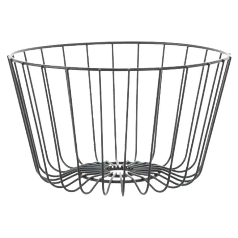 Fruitmand zwart (24cm)