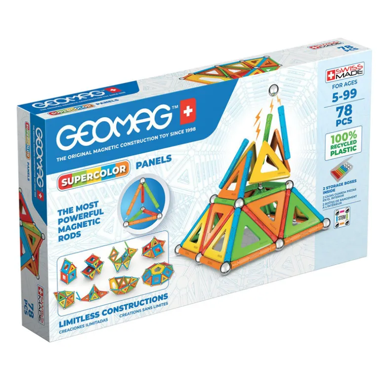 Geomag Super Color recycled (78 stuks)