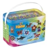Hama Emmer met 10000 midi parels kleurenmix 50