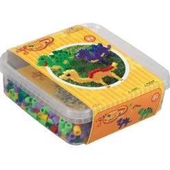 Hama Maxi parels 600 st. + 1 pinbord dino