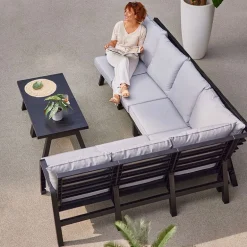 Hartman Ibiza Hoeksalon in Royal Grey